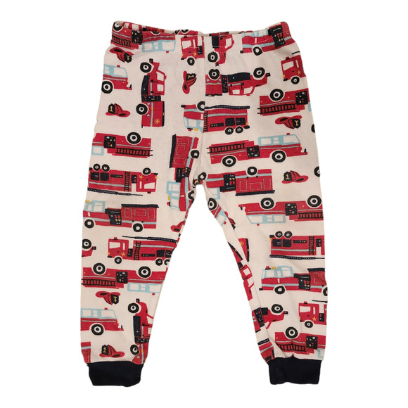 Carter's Toddler 2pc PJ Set Firetrucks 18M - Picture 3 of 6